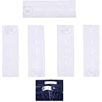 Rmeet Extenders-Elastic Collar Extender 3 Pack Waist Button Extender Adjustable Pregnancy Waistband Extender for Trouser…